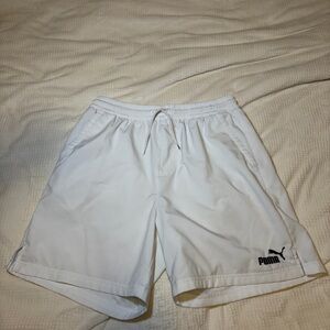 Puma Classic White Sports Shorts
